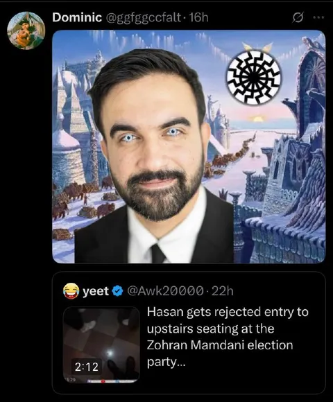 Hasan Rejected from Upstairs Seating