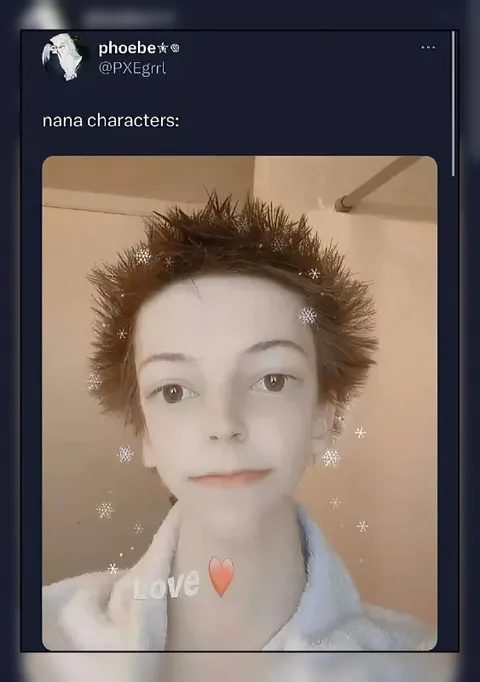 Nana Characters Filter Selfie
