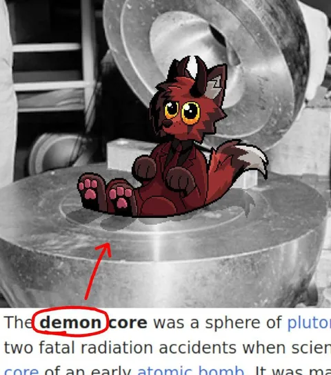 Demon Core Fox Meme