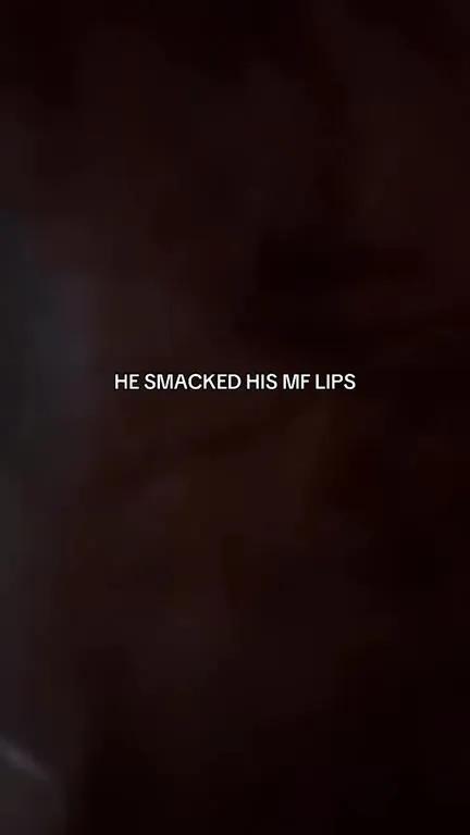 Cat Smacked His Lips