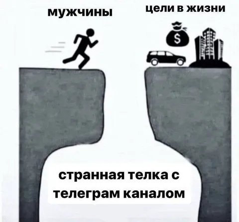 Странная телка с телеграм каналом
