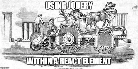 Using jQuery Within React
