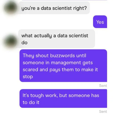 Data Scientist Buzzword Joke