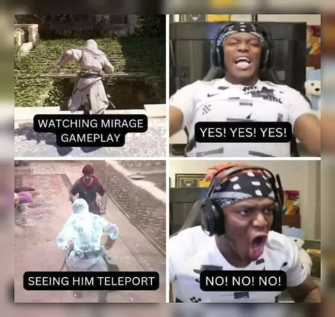 Mirage Teleport Reaction