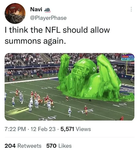 NFL Summons Return