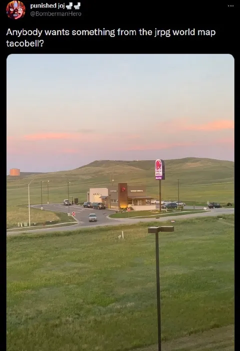 JRPG World Map Taco Bell
