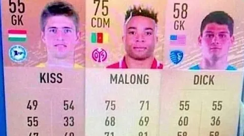 KISS MALONG DICK football lineup