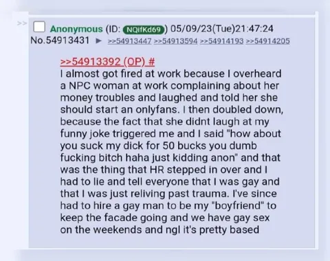 NPC Woman Money Troubles