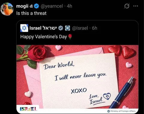 Israel Will Never Leave You