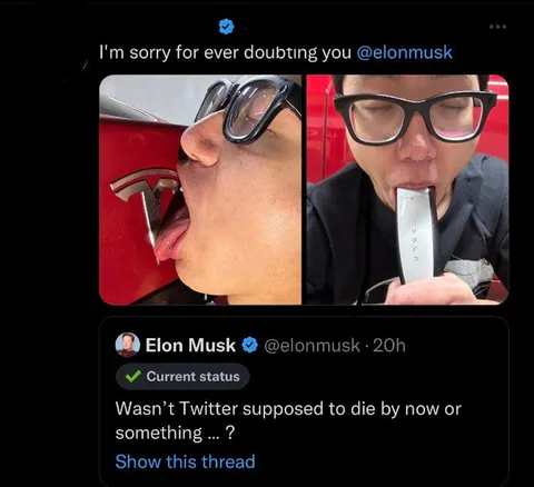 Sorry for doubting Elon Musk