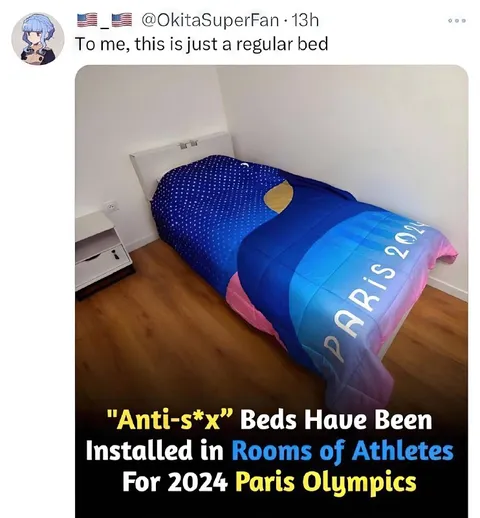 Anti-Sex Beds at Paris Olympics