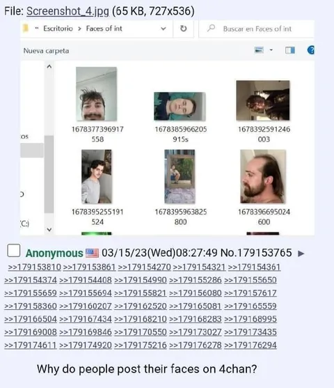 Why Post Faces on 4chan?