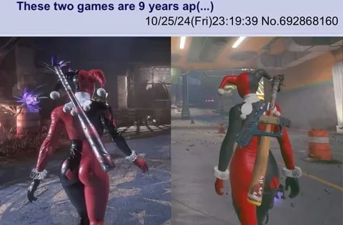 Harley Quinn Nine Years Apart