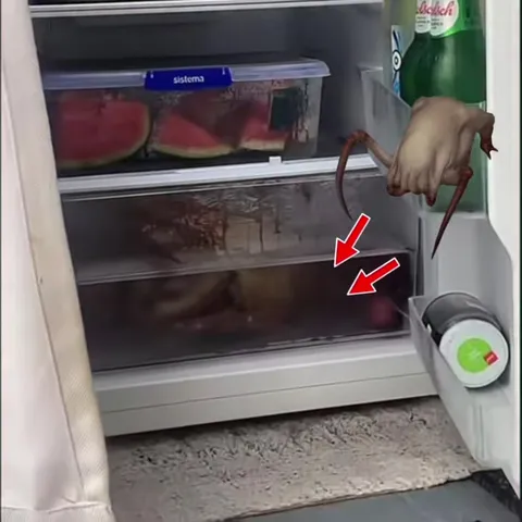 Кто-то живёт в холодильнике