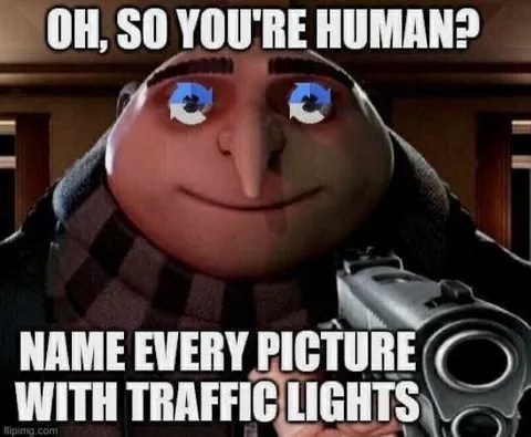 Gru Demands Traffic Light Pictures