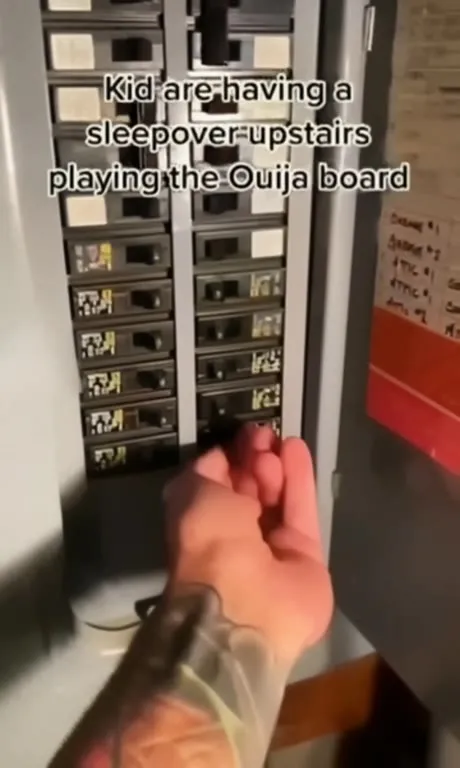 Kids Playing Ouija Upstairs
