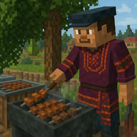 Кубанский шашлычник в Minecraft