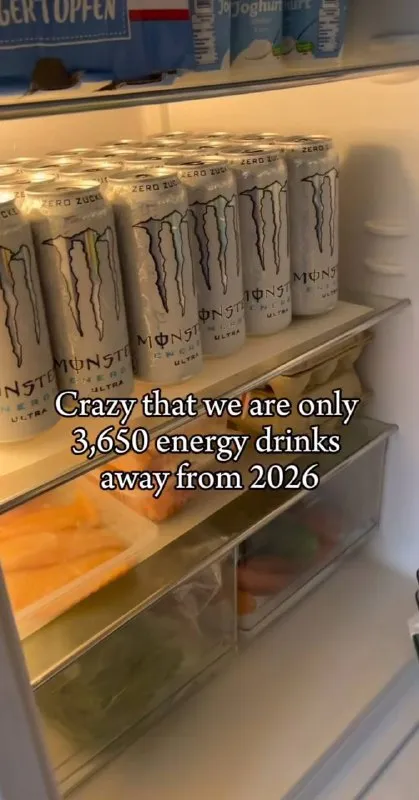 3,650 Energy Drinks Until 2026
