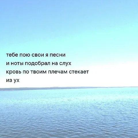 Пою свои я песни