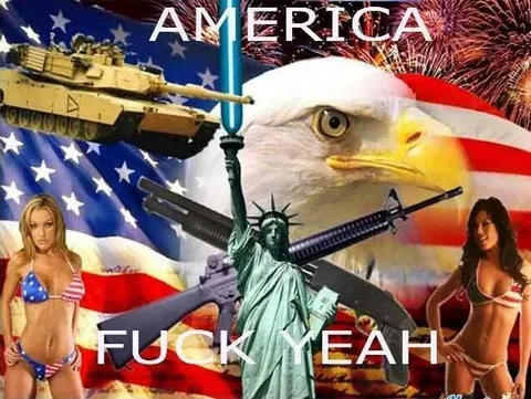 America Fuck Yeah Collage