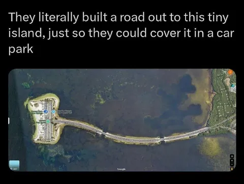 Tiny Island Car Park
