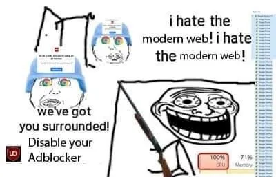 Adblocker Trollface Ambush