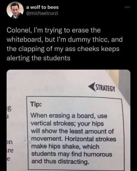 Dummy Thicc Whiteboard Strategy