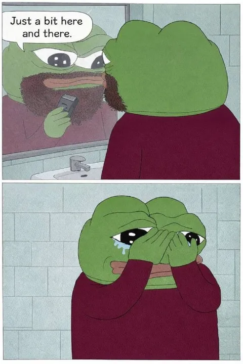 Pepe Shaves a Little Here and There