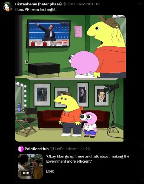 Elon’s PR Team Last Night