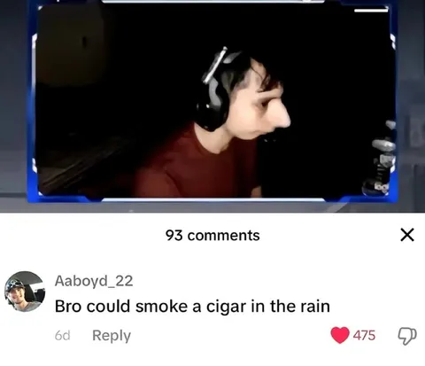 Bro Could Smoke a Cigar in the Rain