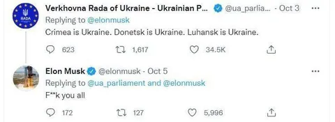 Elon Musk Rejects Ukraine Claims