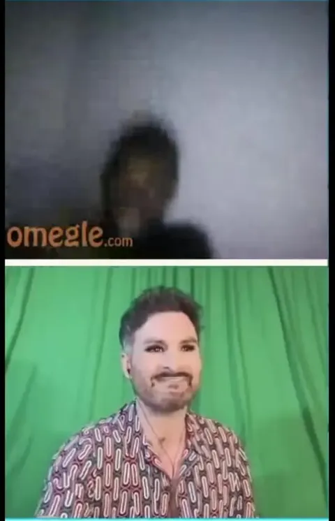 Обезьянья выходка в Omegle