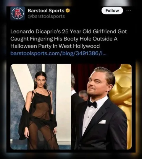Leonardo DiCaprio Halloween Party Headline