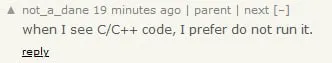 C/C++ Code Avoidance
