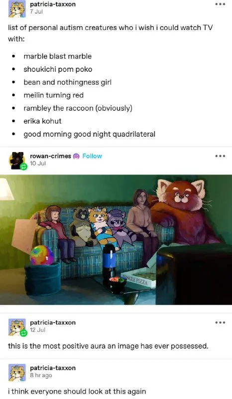 Autism Creatures Watch TV Together