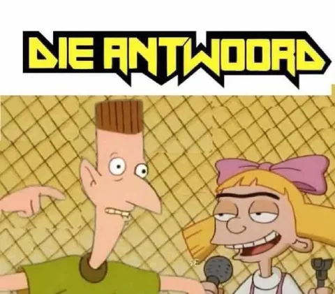 Cartoon Die Antwoord Interview
