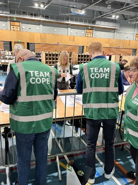 Team Cope at the Count