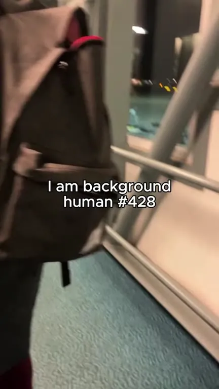 Background Human at the Airport