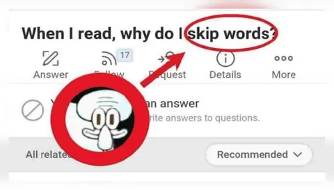When I Skip Words