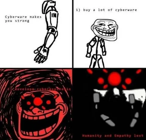 Cyberware Makes You Strong