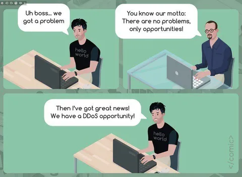 DDoS Opportunity at Work