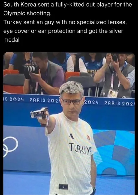 Turkey’s Casual Olympic Shooter
