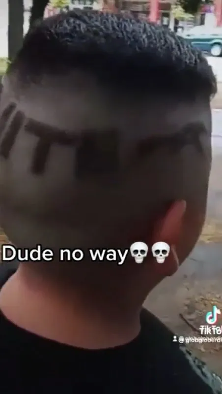 Dude no way стрижка