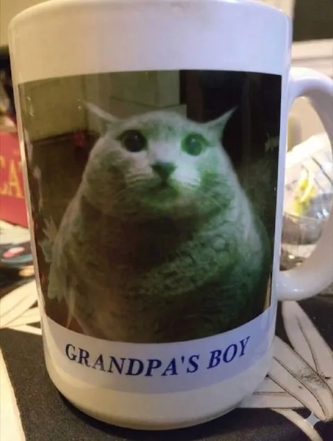 Grandpa's Cat Mug