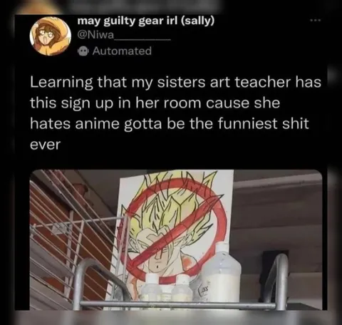 Anime Hater Sees Anime Sign