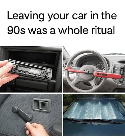 Leaving Your Car in the 90s