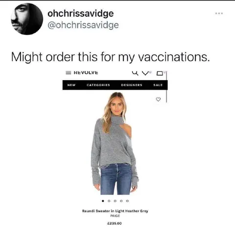 Vaccination Sweater