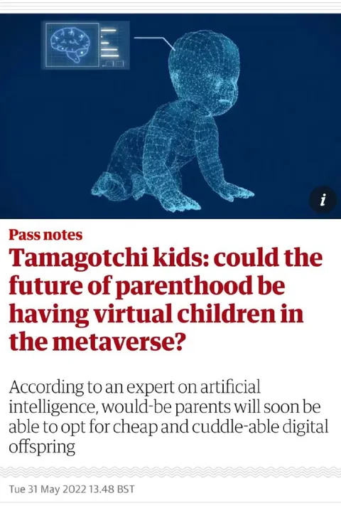 Virtual Children in the Metaverse