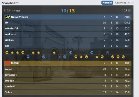 Natus Vincere Dominates mouz
