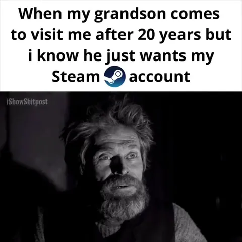 Grandson Wants My Steam Account